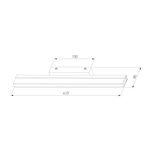 Настенный светодиодный светильник Tabla Tabla LED хром фото 4
