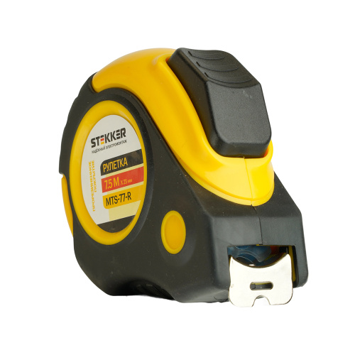 Рулетка, 7,5 м х 25 мм, прорезиненное покрытие, II класс точности, автостоп MTS-77-R фото 10 Рулетка, 7,5 м х 25 мм, прорезиненное покрытие, II класс точности, автостоп MTS-77-R фото 10