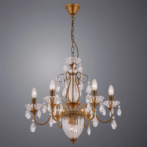 Подвесная люстра Arte Lamp SCHELENBERG A4410LM-6-2SR фото 2 Подвесная люстра Arte Lamp SCHELENBERG A4410LM-6-2SR фото 2