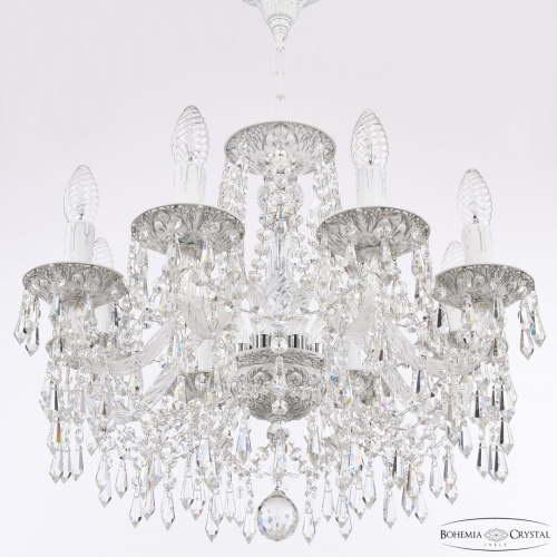 Люстра с хрустальными подвесками AL16303/8/160 WMN Bohemia Ivele Crystal (Богемия Ивеле Кристалл) фото 6
