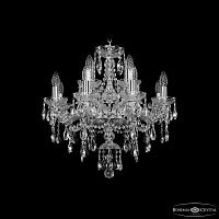 Люстра хрустальная 1415/8+4/200 Ni Bohemia Ivele Crystal (Богемия Ивеле Кристалл)