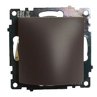 Кабельный вывод (механизм), STEKKER, серия Катрин, шоколад, GLS00-7116-04