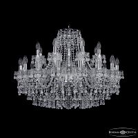 Люстра хрустальная 1410/16+8/300 Ni V0300 Bohemia Ivele Crystal (Богемия Ивеле Кристалл)