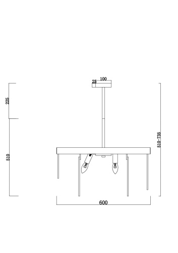 Подвесной светильник Freya FR5104PL-08BS3 фото 2