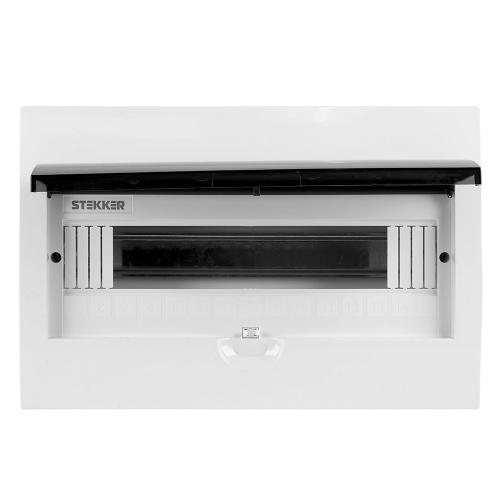 Бокс встраиваемый STEKKER EBX50-4/15-50 15 модулей, пластик, серия ArcaLight фото 4