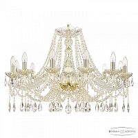Люстра хрустальная 107/12/300 G Bohemia Ivele Crystal (Богемия Ивеле Кристалл)