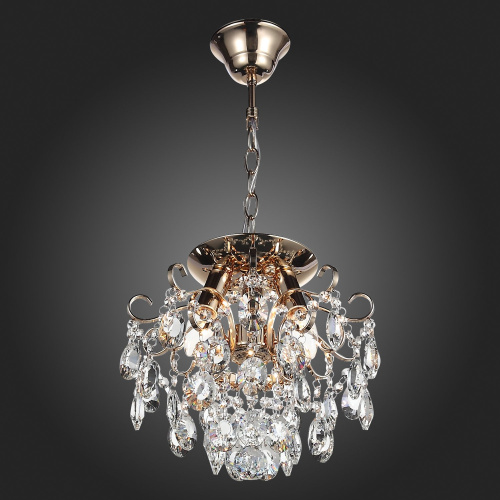 SL846.202.03 Люстра подвесная ST-Luce Золотистый/Прозрачный E14 3*40W ORECCHINI фото 16