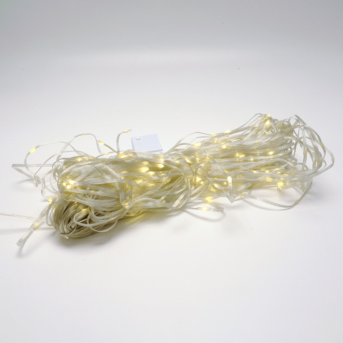 Светодиодная гирлянда Feron CL27 занавес Водопад  3*3м  + 3м 230V 5000K с контроллером, c питанием от сети, прозрачный шнур фото 8