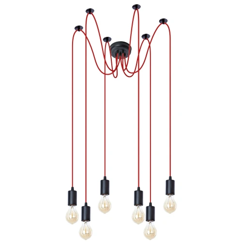 Подвесная люстра Arte Lamp BENDER A4322SP-6RD Подвесная люстра Arte Lamp BENDER A4322SP-6RD