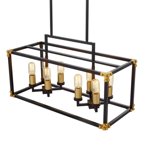 Подвесной светильник Lumina Deco Waldorf LDP 1140-8 BK+MD фото 3 Подвесной светильник Lumina Deco Waldorf LDP 1140-8 BK+MD фото 3