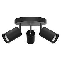 Светильник Feron ML203-1 настенно-потолочный под лампу GU10, черный