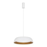 SLE1812-503-01 Светильник подвесной Белый, Древесный/белая LED 1*30W 4000K MUSE