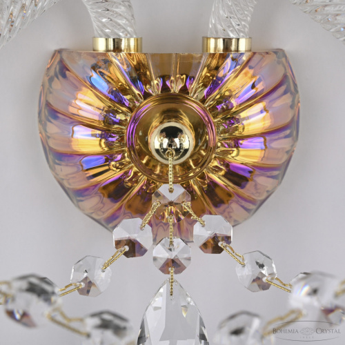Бра хрустальные 5413B/2/165 G Shampan/M-1H Bohemia Ivele Crystal (Богемия Ивеле Кристалл) фото 5 Бра хрустальные 5413B/2/165 G Shampan/M-1H Bohemia Ivele Crystal (Богемия Ивеле Кристалл) фото 5