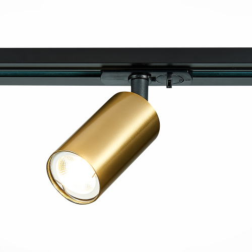 ST300.206.01 Св-к трек. Золотистый GU10 1*50W  IP20 L100xW54xH142 220V Без ламп BASE фото 8