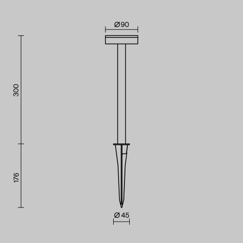Ландшафтный светильник Outdoor O503FL-L4B3K фото 8
