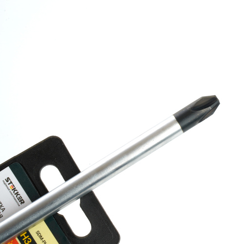 Отвертка крестовая STEKKER Ph 3 х 150 мм, Cr-V, SDM-PH3-150 фото 6