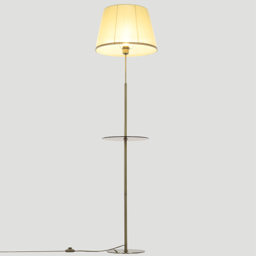 Citilux Линц CL402983T Торшер бронза со столиком и кремовым абажуром фото 2 Citilux Линц CL402983T Торшер бронза со столиком и кремовым абажуром фото 2