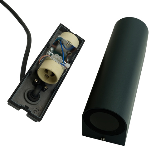 Светильник садово-парковый Feron DH024, на стену, 2*GU10 MR11 230V, черный фото 8