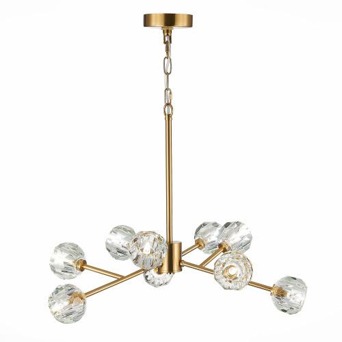 SL1166.303.09 Светильник подвесной ST-Luce Латунь/Прозрачный G9 LED 9*5W ROMANO фото 10