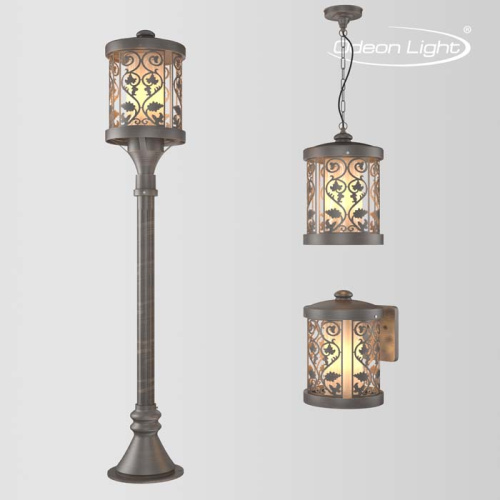 2286/1 NATURE ODL12 000 патина коричневый Уличный светильник-подвес IP44 E27 100W 220V LAGRA фото 3 2286/1 NATURE ODL12 000 патина коричневый Уличный светильник-подвес IP44 E27 100W 220V LAGRA фото 3