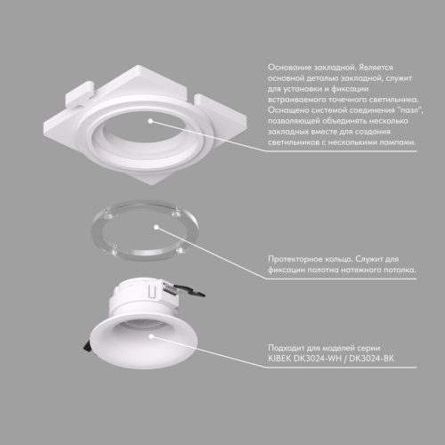 DK3024-SCB Закладная панель SCB для DK3024, ПВХ, акрил фото 7 DK3024-SCB Закладная панель SCB для DK3024, ПВХ, акрил фото 7