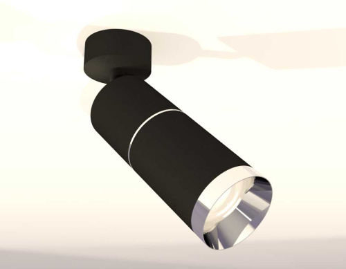 Комплект накладного светильника Ambrella light Techno Spot XM6313010 SBK/PSL черный песок/серебро полированное (A2210, C6302, A2060, C6313, N6132) фото 2