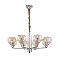 Люстра Cloyd HARMIN C8 / Ø83 см - никель (арт.10134)