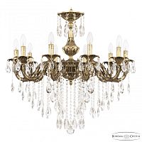 Люстра с хрустальными подвесками AL79101/10/250 B AGB Bohemia Ivele Crystal (Богемия Ивеле Кристалл)