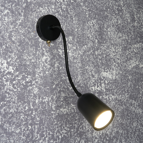 ML400 настенный под лампу с выключателем MR16/GU10, 35W,  черный фото 4