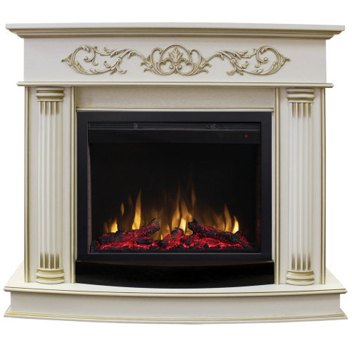 Электрокамин RealFlame Milano WT с очагом Saphir 25,5 фото 2