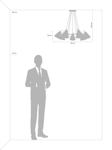 Люстра Freya FR8001PL-07WG фото 10