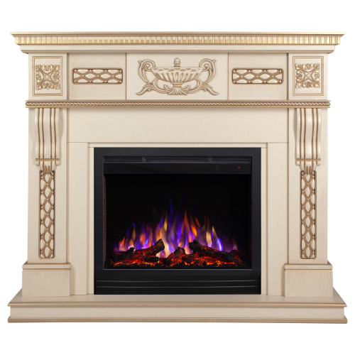 Электрокамин RealFlame Corsica Lux 25,5/26 WT с очагом Saphir 25,5 Электрокамин RealFlame Corsica Lux 25,5/26 WT с очагом Saphir 25,5