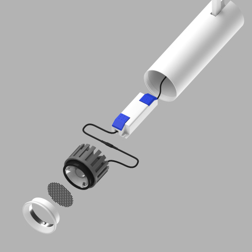 075606 Светильник STELLA для трековых систем Barra/Quattro LED 5W 314LM/185LM 3G БЕЛЫЙ 4000K фото 2