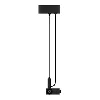 ST1601.459.00 Подвесной токопроводящий угловой соединитель с подводом питания ST-Luce Черный TECHNO