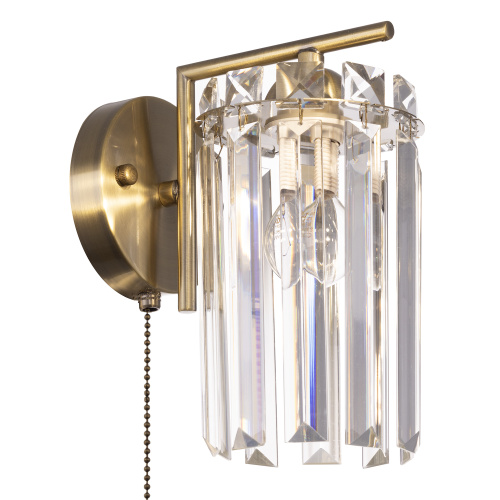 Citilux AXIS CL313413 Бра хрустальное с выключателем Бронза фото 12 Citilux AXIS CL313413 Бра хрустальное с выключателем Бронза фото 12