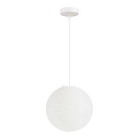 SLE6020-503-01 Светильник подвесной EVOLUCE белый D300mm E27 1*60W MOON