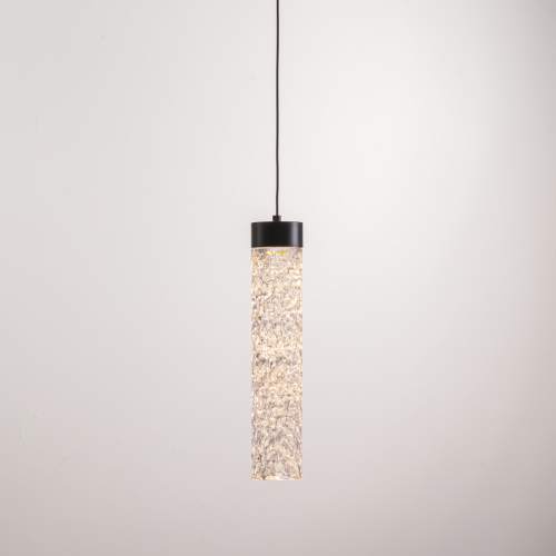 Подвесной светильник MD24030028-1A matt black/clear фото 2