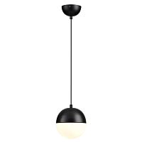 4958/1 PENDANT ODL22 393 черный/металл/белый/стекло Подвес E27 1*40W PINGA