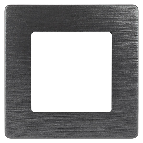 Рамка 1-постовая ЭРА 12 сатин антрацит 12-5101-05 Б0052503 Рамка 1-постовая ЭРА 12 сатин антрацит 12-5101-05 Б0052503