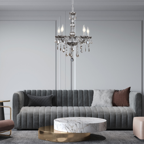 Подвесной светильник Escada 641/5PL E14*40W Chrome фото 2