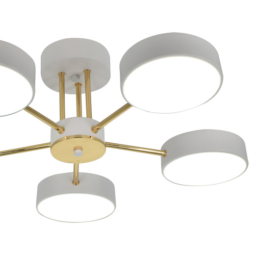 Светильник на штанге Escada 10262/5 LED*64W White/Gold фото 4 Светильник на штанге Escada 10262/5 LED*64W White/Gold фото 4