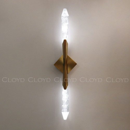 Бра Cloyd GRENGAM W2 / выс. 80 см - латунь (арт.20427) Бра Cloyd GRENGAM W2 / выс. 80 см - латунь (арт.20427)