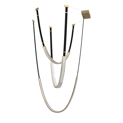 Подвесной светильник MD24083001-3A black/gold