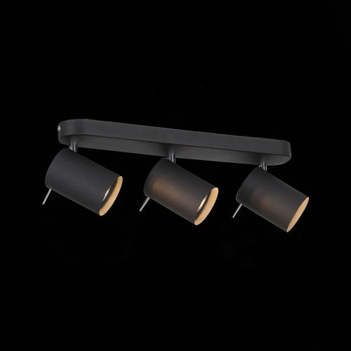 SL597.401.03 Спот ST-Luce Черный, Хром/Черный GU10 LED 3*3W Потолочные светильники фото 5