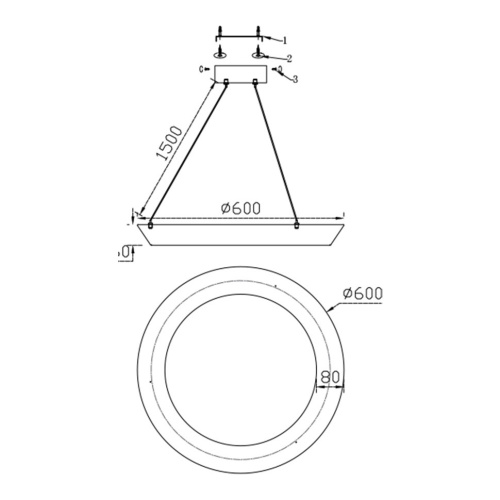 Подвесная люстра Ophelie FL1206-6P фото 2