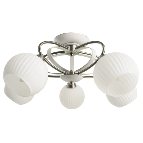 Потолочная люстра Arte Lamp ELLISSE A6342PL-5WG Потолочная люстра Arte Lamp ELLISSE A6342PL-5WG
