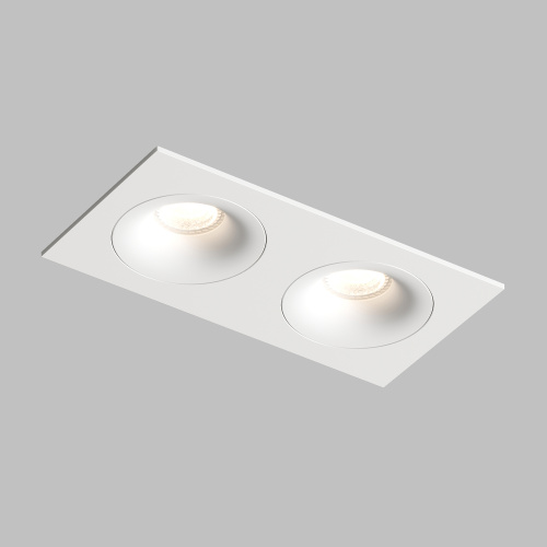 DK2122-WH Встраиваемый светильник, IP 20, 50 Вт, GU10, белый, алюминий