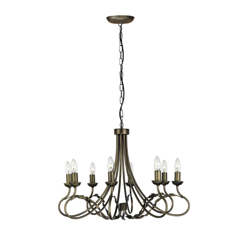 Люстра Elstead Lighting OV8-BLK-GOLD фото 6 Люстра Elstead Lighting OV8-BLK-GOLD фото 6