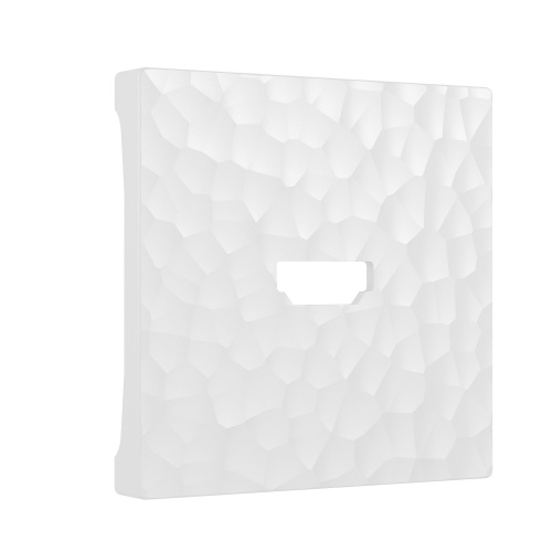 Накладка для розетки HDMI (Hammer белый) W1296001 Накладка для розетки HDMI (Hammer белый) W1296001