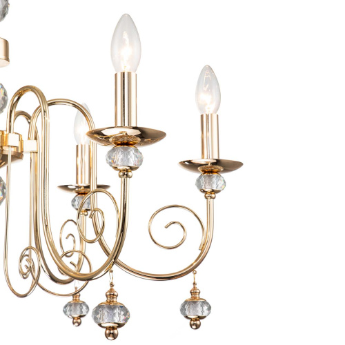 Подвесной светильник Escada 678/6PL E14*40W Gold фото 3